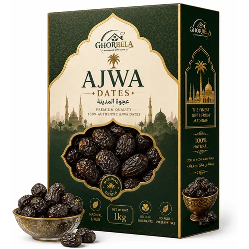 Premium Ajwa Dates (আজওয়া খেজুর)
